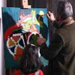 InProgress Artist Event-Ausstellungsbesucher malen 2